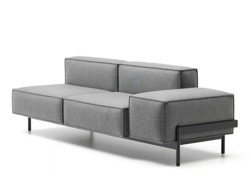 DS-21 QUBIC - 2 seater fabric sofa by de Sede - view 2